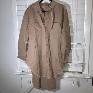 NWT!! Blue Savy Women’s Button Down Shirt size 3X